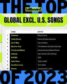 Billboard The Top Global Excl. U.S. Songs Of 2023