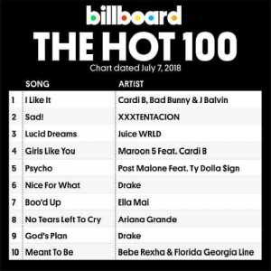 Billboard Hot 100 Singles Chart 07.07 (2018) торрент