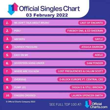 The Official UK Top 100 Singles Chart [03.02] 2022 (2022) торрент