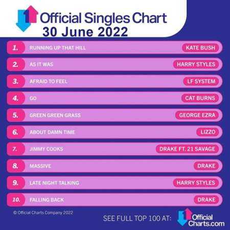 The Official UK Top 100 Singles Chart [30.06] 2022 (2022) торрент
