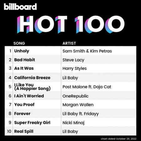 Billboard Hot 100 Singles Chart [29.10] 2022 (2022) торрент
