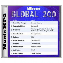 Billboard Global 200 Singles Chart [09.03] 2024 (2024) торрент