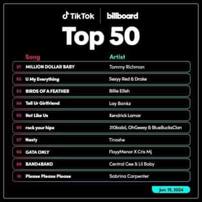 TikTok Billboard Top 50 Singles Chart [15.06] 2024 (2024) торрент