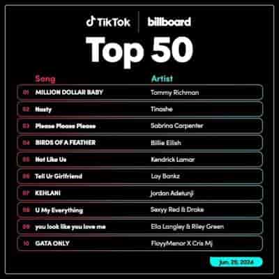 TikTok Billboard Top 50 Singles Chart 29.06 (2024) торрент