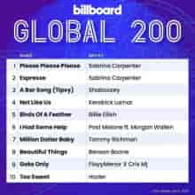 Billboard Global 200 Singles Chart (06.07) 2024 (2024) торрент